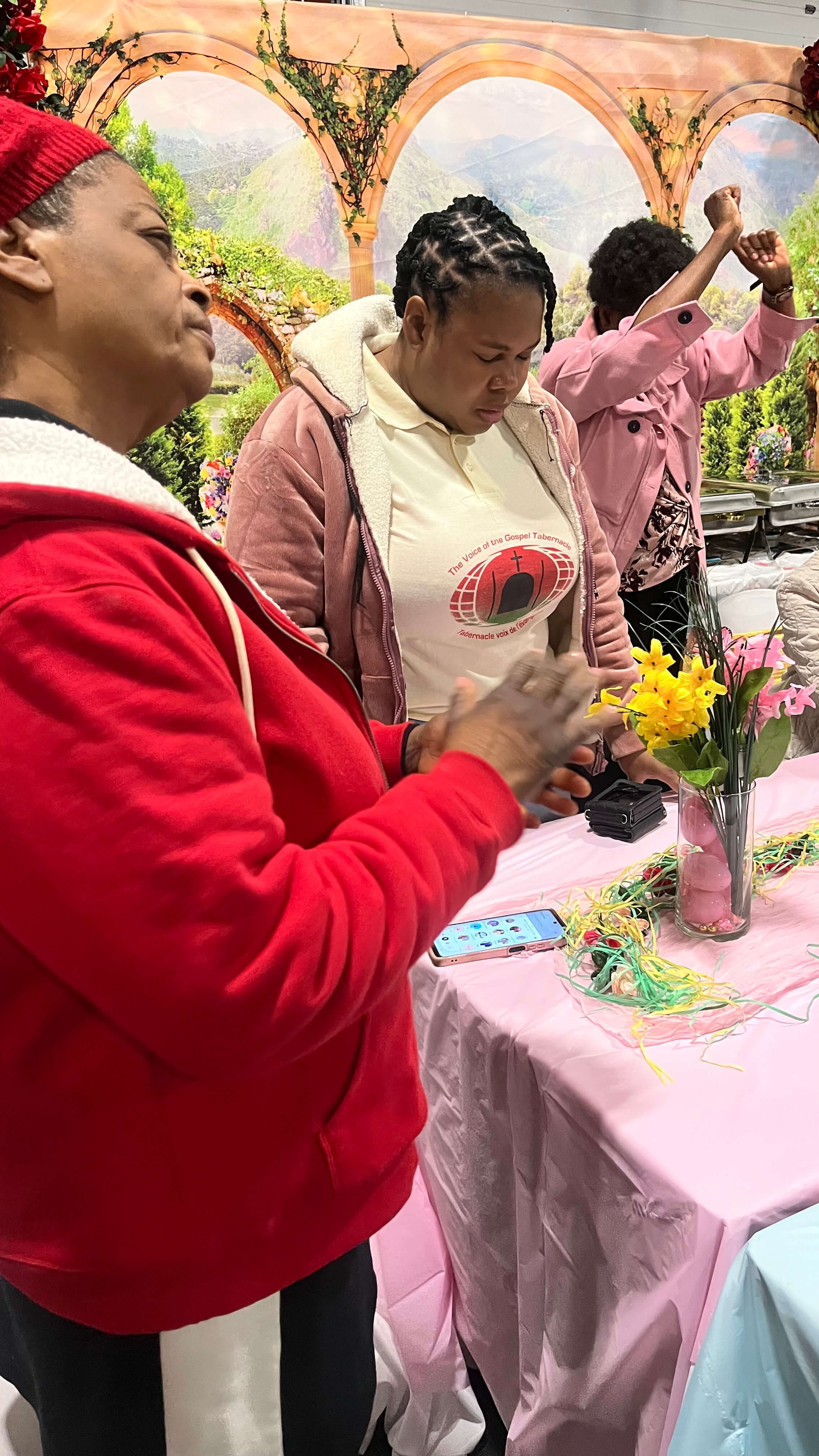 Church service moment