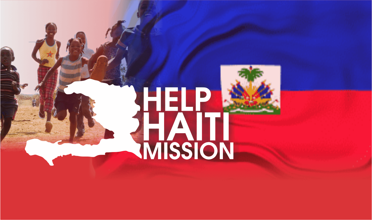 Haiti Mission - Children and volunteers